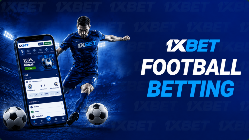 1xBet football betting