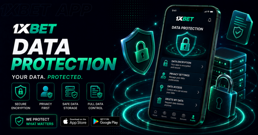 1xBet Data protection